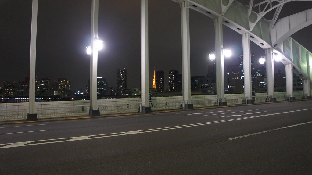 Kachidoki Bridge and Tokyo Tower