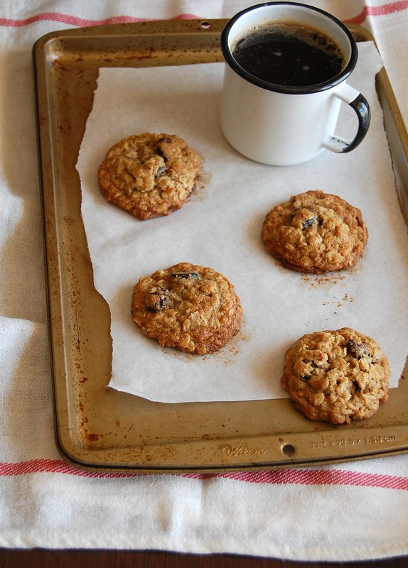 Cranberry oatmeal cookies with coconut / Cookies de aveia, coco e cranberry