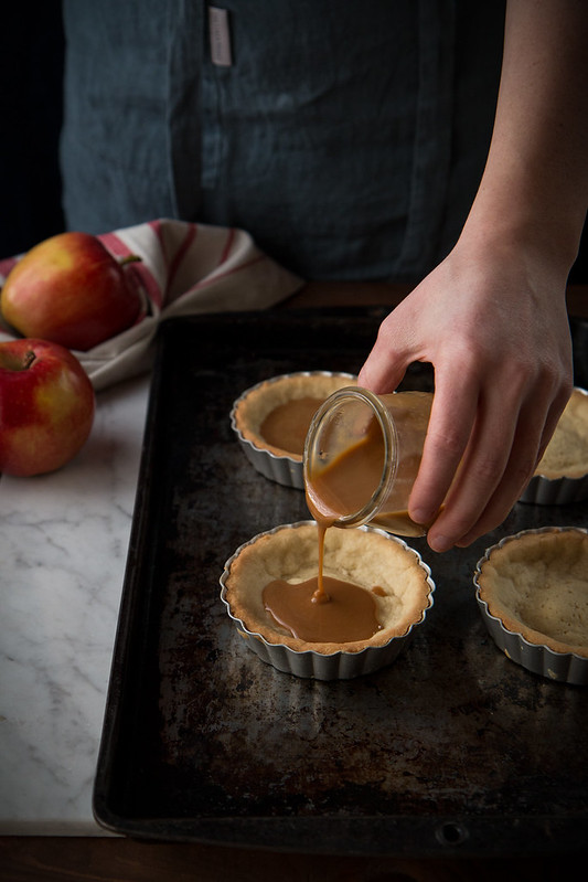 Caramel Apple Rose Tarts, made with Cajeta | Will Cook For Friends