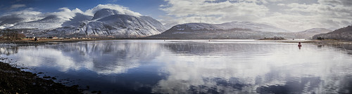 winter panorama snow water clouds reflections bennevis fortwilliam eos7d andrewmcgavin ©andrewmcgavin