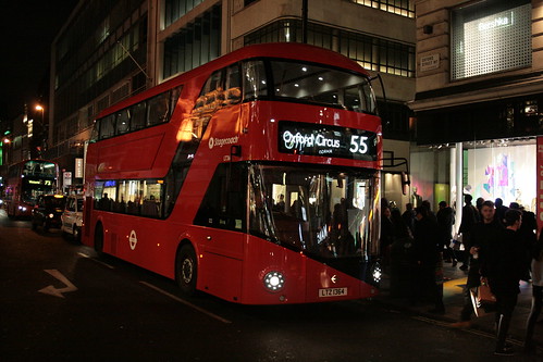 Stagecoach London LT364 on Route 55, Oxford Street