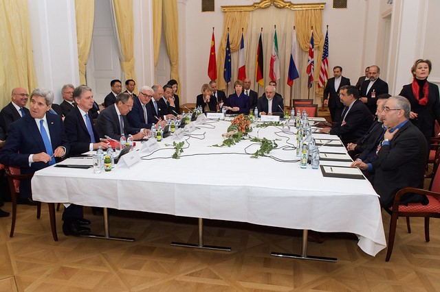 P5+1 Ministers Sit With Iranian Foreign Minister Zarif and Delegation Amid Iran Nuclear Negotiations in Vienna