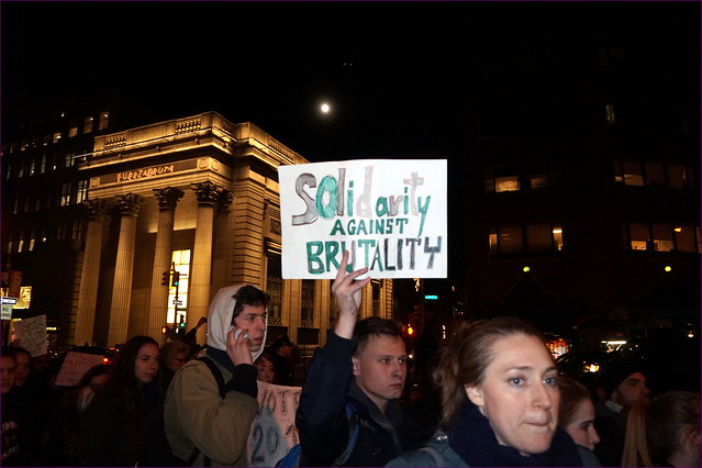 Eric Garner Protest 4th December 2014, Manhattan, NYC from Flickr via Wylio