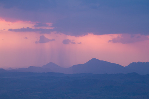 africa sunset terrain sun mountain nature rain weather scenery dusk hill malawi overlook zomba