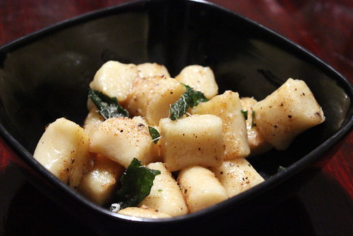 Gnocchi with  Sage Brown Butter Sauce