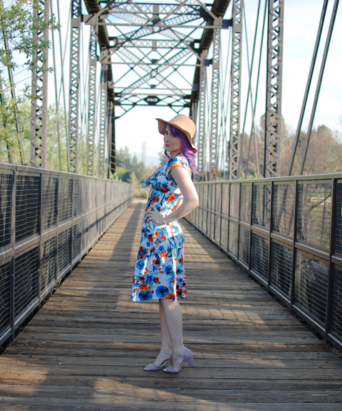 Bettie Page Modcloth In the Spring of Things dress