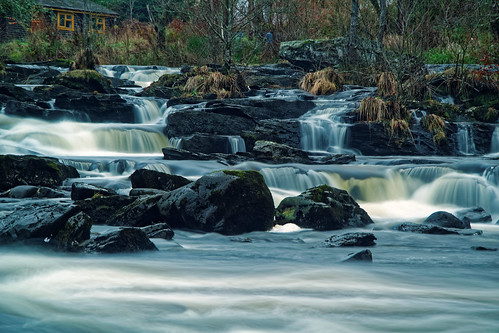 longexposure scotland waterfall fallsofdochart killin