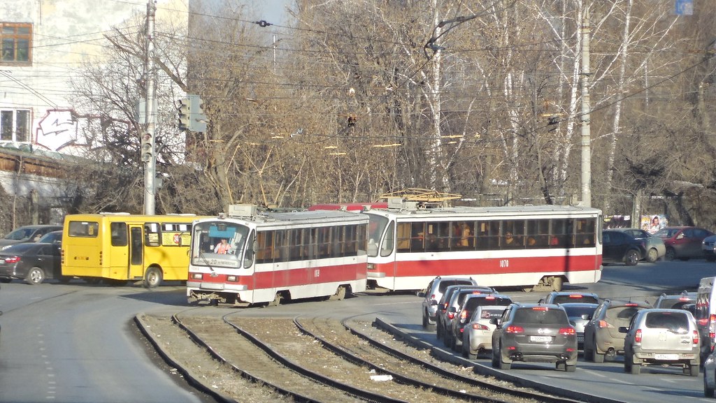Samara tram UTM 71-405 1069+1070 2014