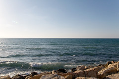 Mediterranean Sea Shore near Charles Clore Garden (Tel Aviv, Israel)