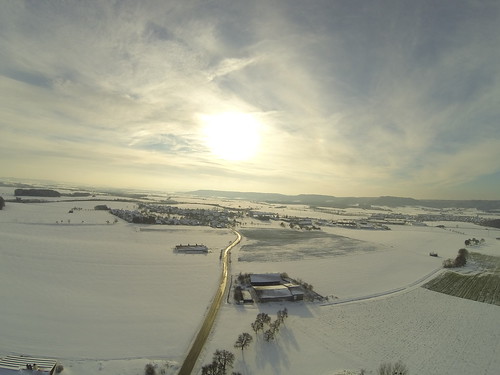 schnee winter quadrocopter untermünkheim