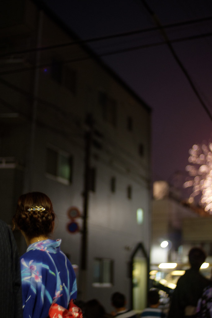 starry tokyo sky /Sumidagawa fireworks