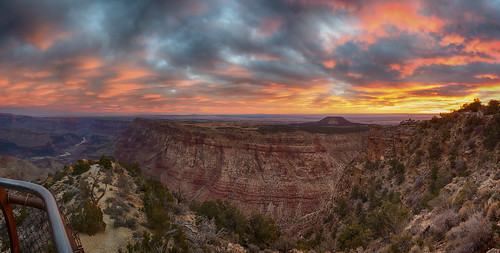 panorama colors clouds sunrise grandcanyon vivid nationalparks desertviewwatchtower desertviewdrive