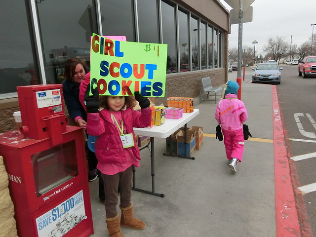 Selling Girl Scout Cookies