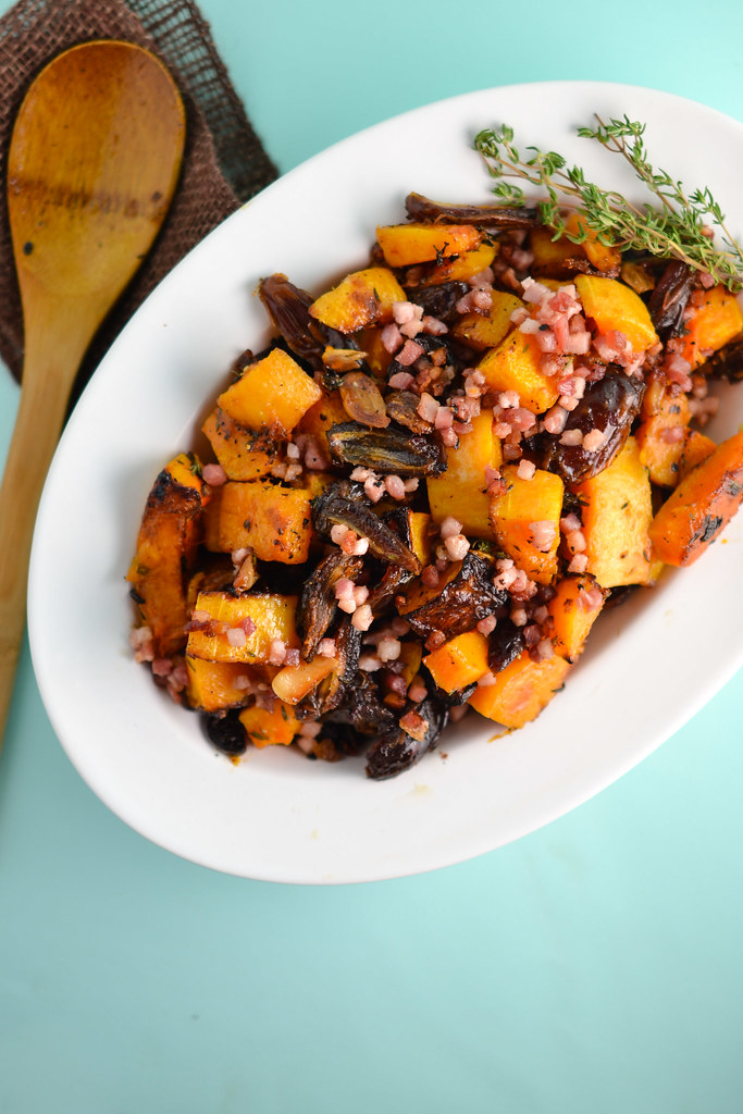 Butternut Squash with Dates and Pancetta | Things I Made Today