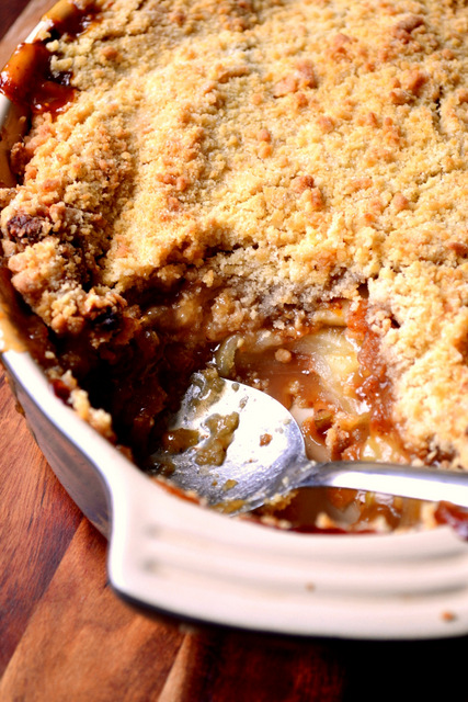 Recipe for Leftover Mincemeat Apple Crumble