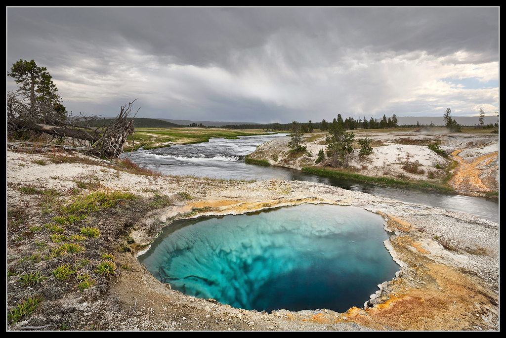 Firehole River and Storm, Yellowstone NP