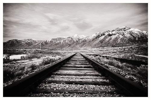 railroad mountains landscape utah nikon dusk tracks sigma rail draper 24105mmf4 sigmaart d800e