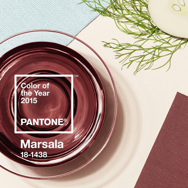 Decorating with Marsala | Pantone Color of 2015 | #LivingAfterMidnite