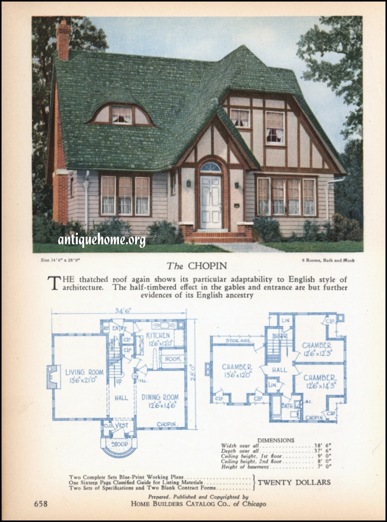 1928 Home Builders Catalog The Chopin Daily Bungalow Flickr