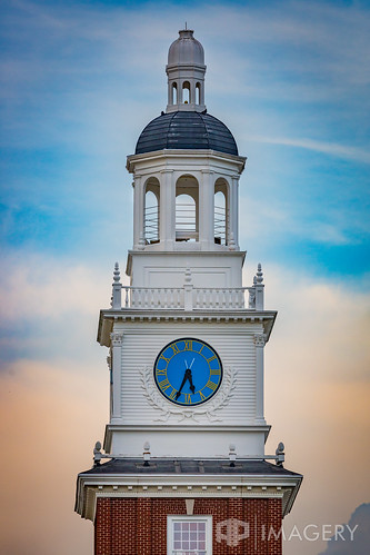 clocktower sunset tower belltower ky independencebank clock kentucky owensboro sky usa