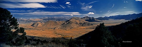 california mountains color nevada sierra eastern 6x17 6x7mediumformat