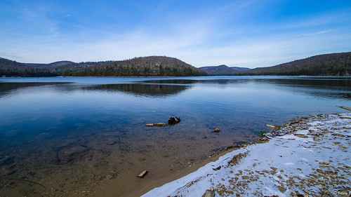 statepark park travel blue winter usa lake snow nature reflecting nikon pennsylvania michaux