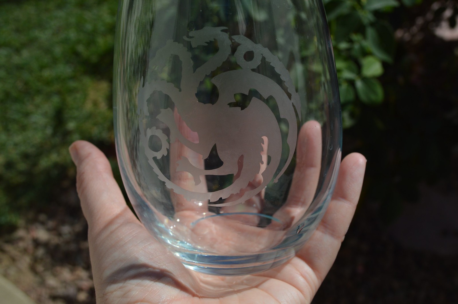 Homemade Game of Thrones House Sigil Pint & Wine Glasses | NobleHostess.com