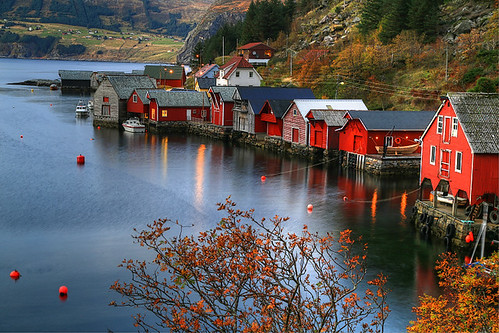 autumn norway norge dusk noruega norvegia norvege sognogfjordane måløy