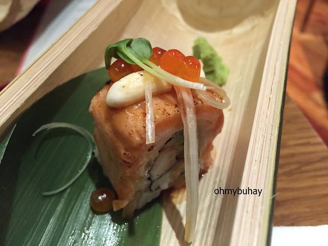 Salmon Sushi roll Feb 14, 2015 026
