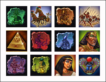 free The Pyramid of Ramsses slot game symbols