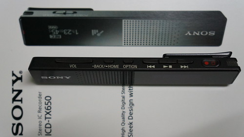 Sony IC Recorder ICD-TX650 Buttons