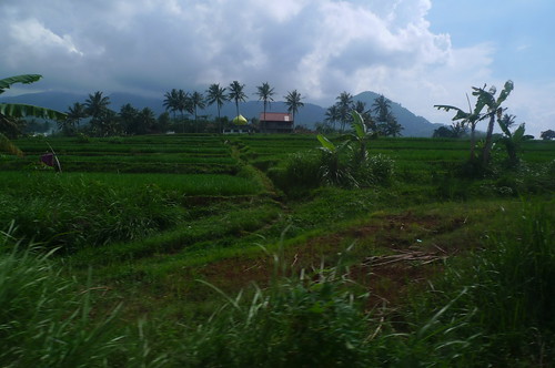 Train from Yogyakarta to Bandung, Indonesia
