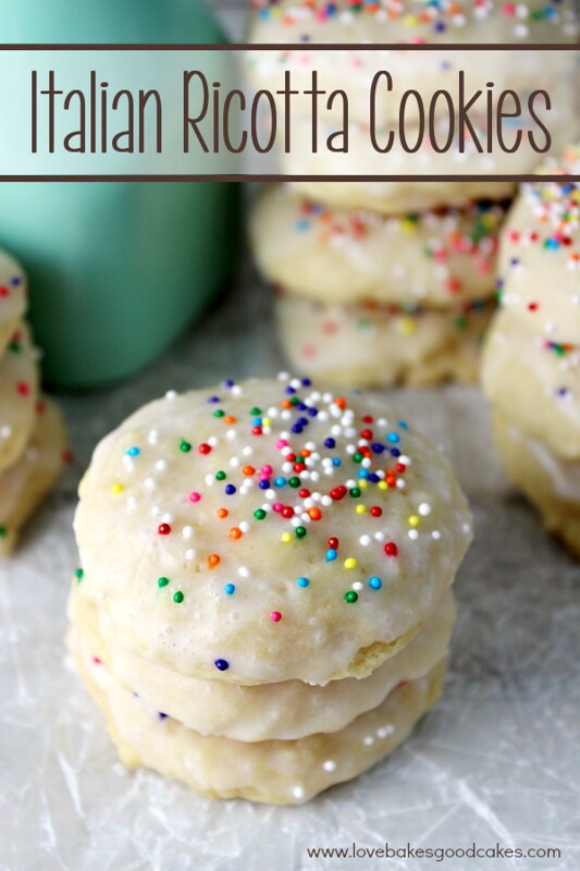 These Italian Ricotta Cookies are super soft and absolutely delicious. They are sure to become a favorite!