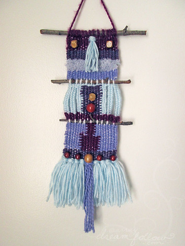purple weaving