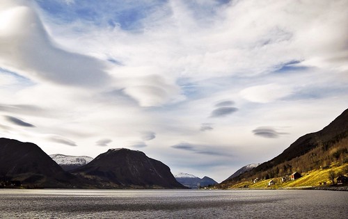 travel lake norway clouds cloudy skei sognogfjordane jølstravatnet