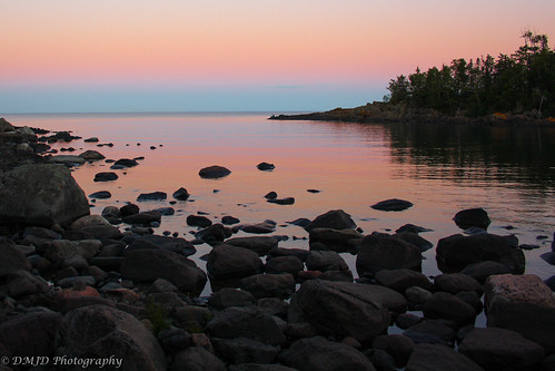 minnesota sunrise outdoor pastel shoreline greatlakes serene lakesuperior