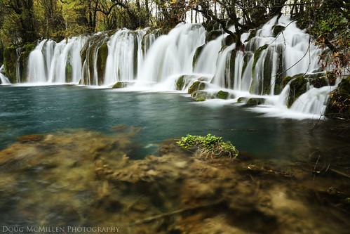 china autumn waterfall sichuan jiuzhaigou pearlshoalwaterfall october2014 jiuzhaigouvalleynationalpark