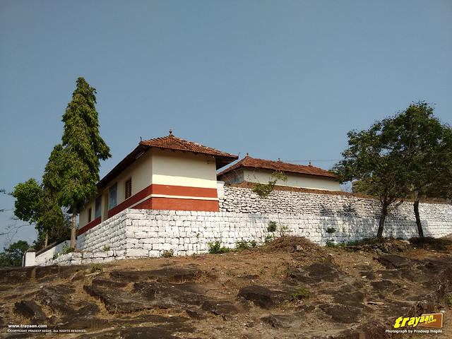 Jain temple or basadi near Bahubali Gomateshwara monolith hill, in Karkala, Udupi district, Karnataka, India