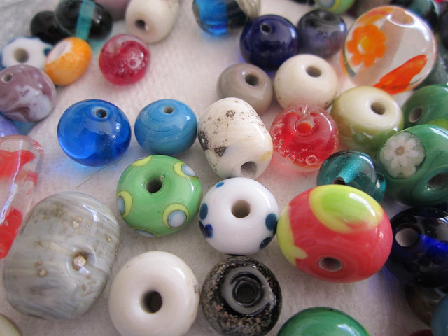spinning and bead making with Cheryl and Heather (8)