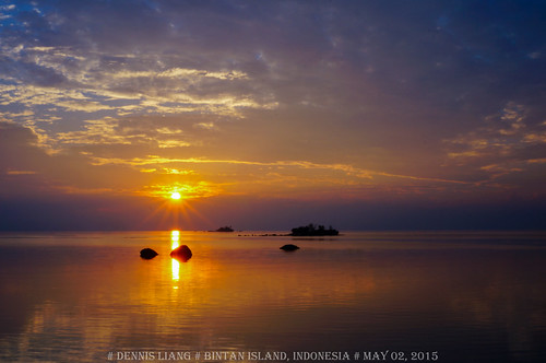 travel sea sunrise indonesia bintan