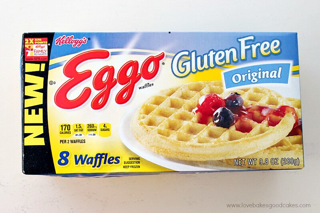 A package of Kellogg's Eggo Gluten Free Original Waffles.