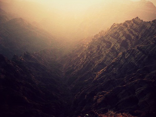 sunset mountain landscape valley mahabaleswar