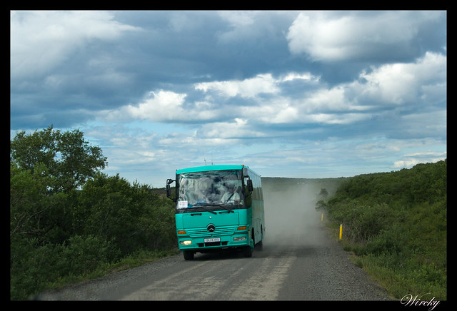 Islandia Dettifoss Hafragilsfoss Asbyrgi Selfoss Krafla Jardbodin - Autocar en carretera 864