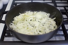 cook some onions and garlic