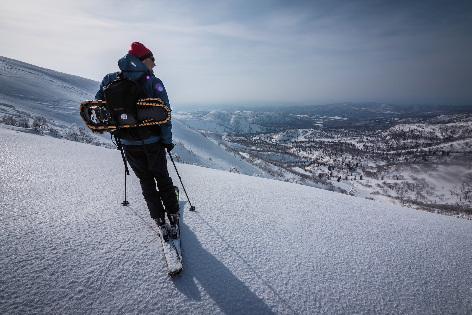 Skiing Mt. Yoichi near Sapporo, Hokkaido, Japan