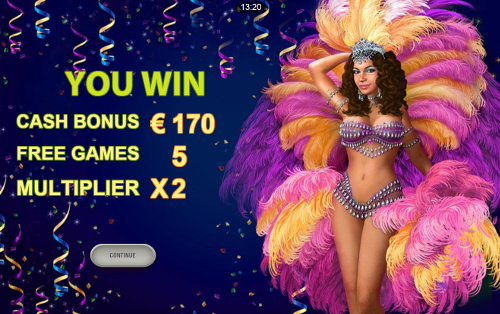free Samba Brazil Mobile bonus feature total win