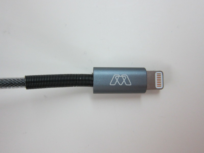 MOS Spring Lightning Cable - Lightning Head (Front)