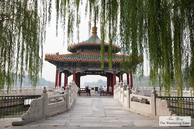 Serene scene at Beihai Park, Beijing, China