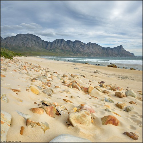 beach landscape southafrica scenery westerncape kogelberg vertorama