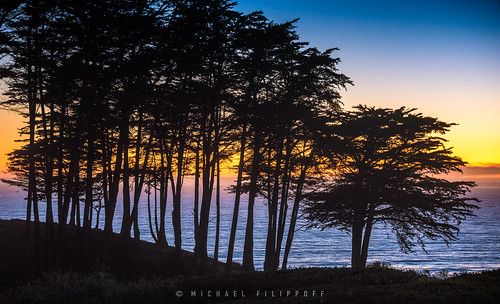 ocean california sunset seascape fun colorful serene silhouettepacific